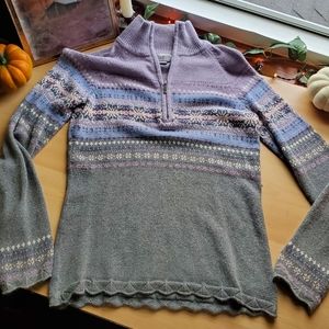 Eddie Bauer Quarter Zip Sweater